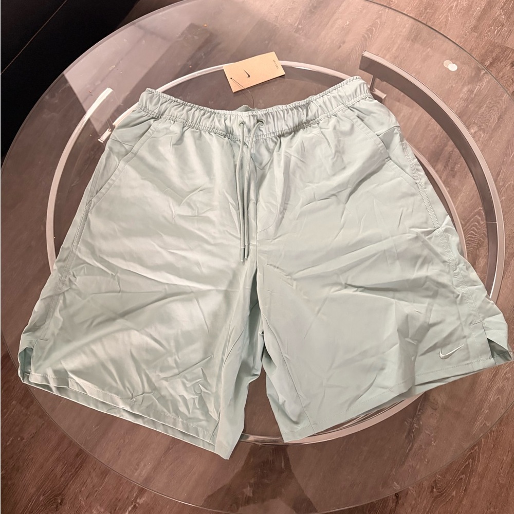 Nike Men's Mint Green Athletic Shorts